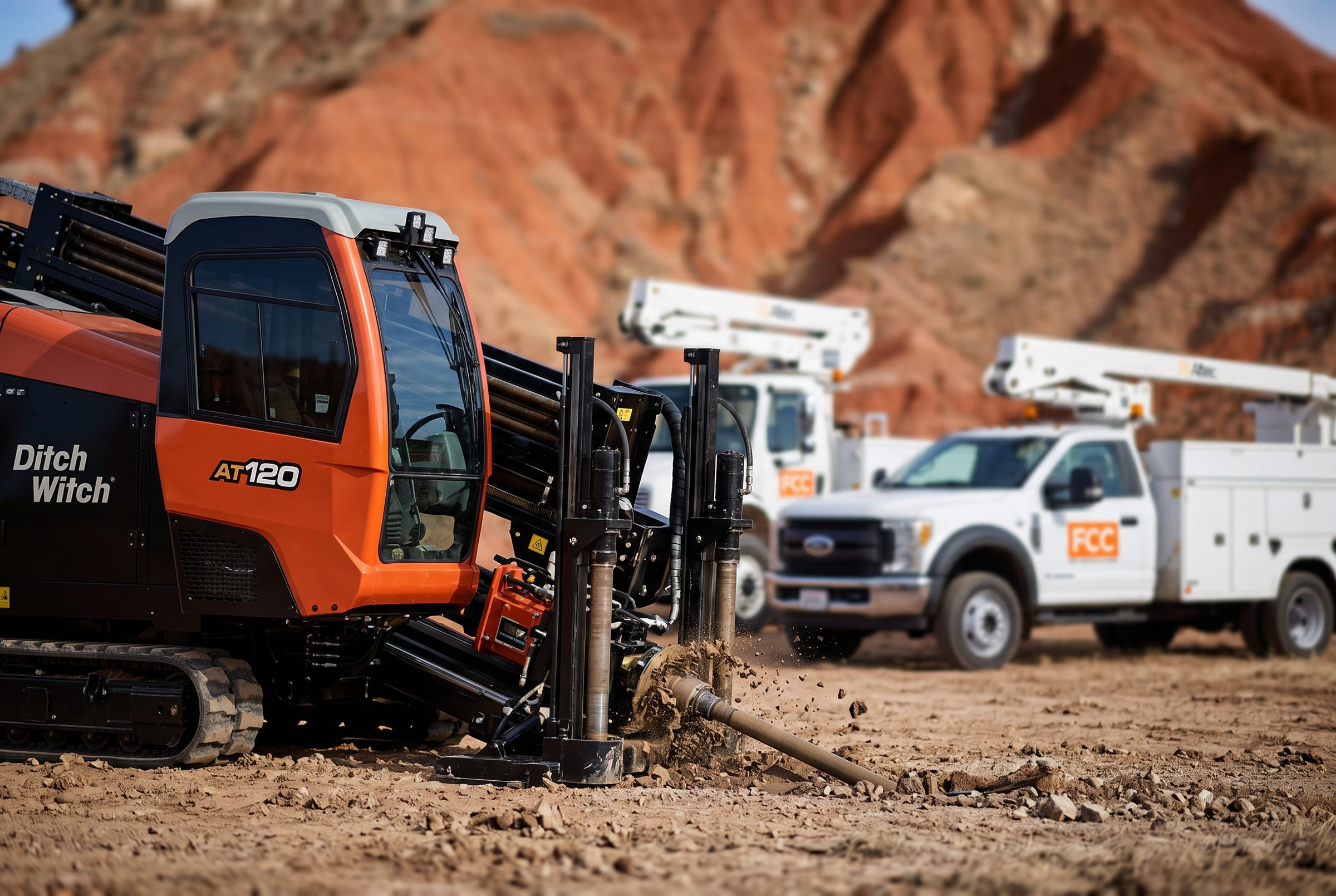 Underground placement on a long-haul fiber corridor - HDD, plow, and trench paired with full restoration.